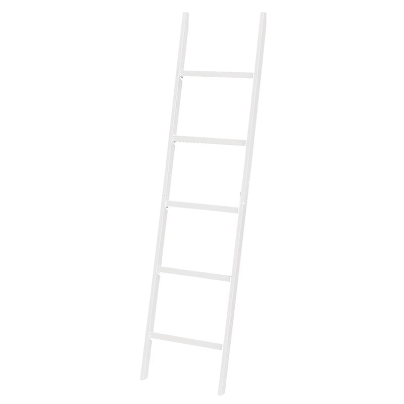 Gallerie Decor Natural Spa Transitional Bamboo Towel Ladder in White