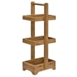 Gallerie Decor Natural Spa Transitional Bamboo Bathroom Caddy in Natural