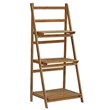 Gallerie Decor Natural Spa Transitional Bamboo Folding Towel Ladder in Natural