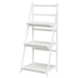 Gallerie Decor Natural Spa Transitional Bamboo Folding Towel Ladder in White
