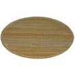 Gallerie Decor Bali Breeze Oval Transitional Wood Coffee Table in Natural