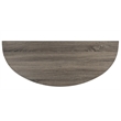 Gallerie Decor Edgewood Contemporary Wood Console Table with Carved Leg in Gray