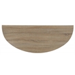 Gallerie Decor Edgewood Wood Console Table with Carved Leg in Natural