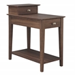 Gallerie Decor All-In-One Transitional Wood Tierra Side Table in Espresso