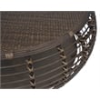 Gallerie Decor Java Transitional Rattan Coffee Table in Espresso