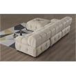 Legend Vansen Flexible Combination Velvet Modular Sectional in Cream