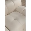 Legend Vansen Flexible Combination Velvet Modular Sectional in Cream