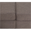 Legend Vansen Modular Modern Wood & Fabric Sectional in Dark Gray