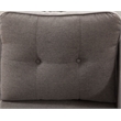 Legend Vansen Modular Modern Wood & Fabric Sectional in Dark Gray