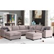 Legend Vansen Fabric Flexible Combination Module Reversible Sectional Sofa