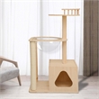 Legend Vansen Solid Wood Cat Tower Cat Tree Cat Condo With Space Capsule Nest
