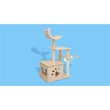 Legend Vansen Solid Wood Cat Tower Cat Tree Cat Condo With Space Capsule Nest