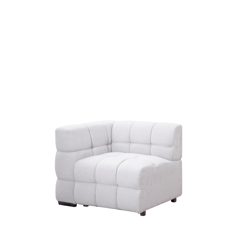 Legend Vansen 105'' Comfortable Boucle Large Sofa in White