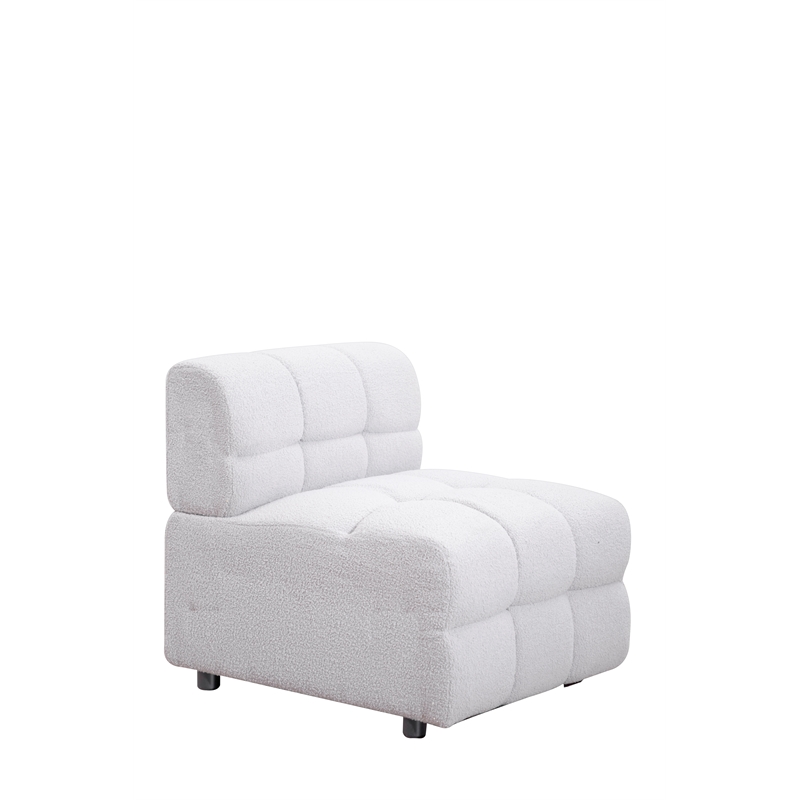 Legend Vansen 105'' Comfortable Boucle Large Sofa in White