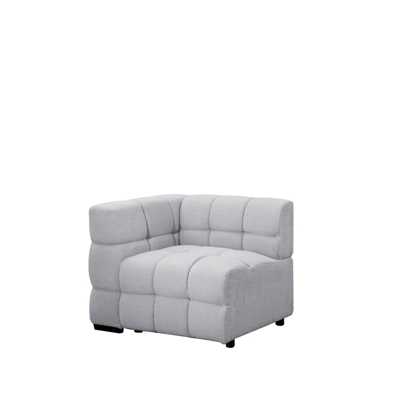 Legend Vansen 105'' Comfortable Boucle Large Sofa in Gray