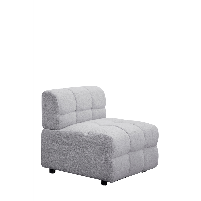 Legend Vansen 105'' Comfortable Boucle Large Sofa in Gray