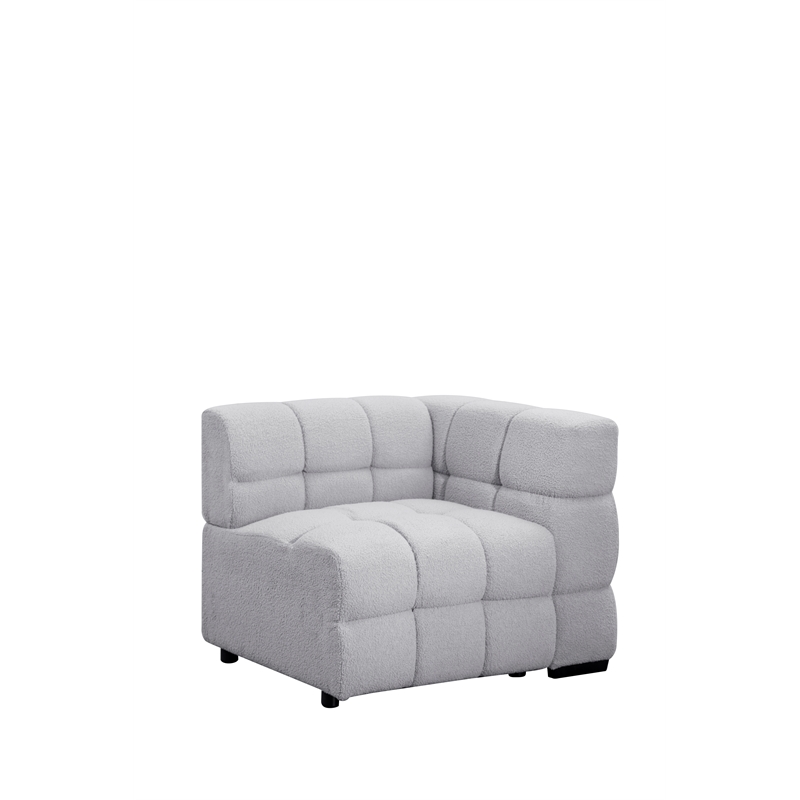 Legend Vansen 105'' Comfortable Boucle Large Sofa in Gray