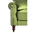 87.8'' Convertible Green Velvet Sofa Bed Sleeper