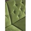 87.8'' Convertible Green Velvet Sofa Bed Sleeper