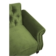 87.8'' Convertible Green Velvet Sofa Bed Sleeper