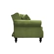 87.8'' Convertible Green Velvet Sofa Bed Sleeper