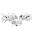 Legend Vansen Fabric Flexible Combination Module Reversible Sectional Sofa