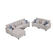 Legend Vansen Fabric Flexible Combination Module Reversible Sectional Sofa