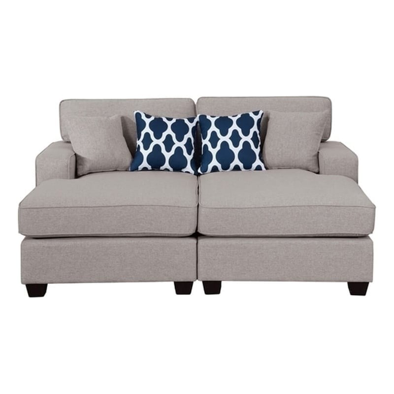 Legend Vansen Fabric Flexible Combination Module Reversible Sectional Sofa