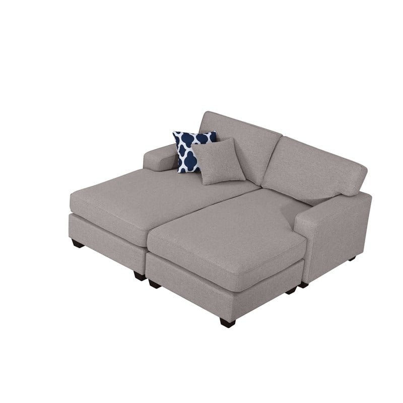 Legend Vansen Fabric Flexible Combination Module Reversible Sectional Sofa