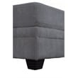 6 PCS Corduroy Sectional Living Room Set Dark Grey