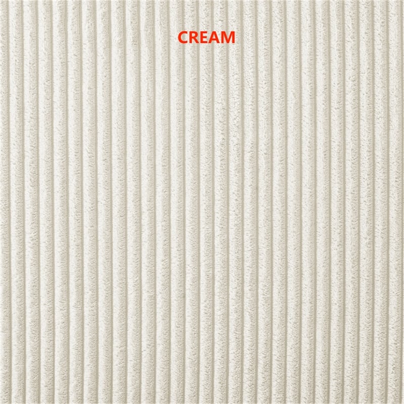 6 PCS Corduroy Flexible Combination Sectional Sofa Cream
