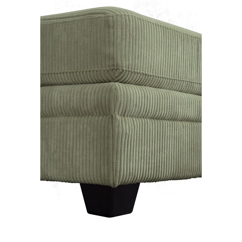 7 PCS Corduroy Flexible Combination Sectional Sofa Olive