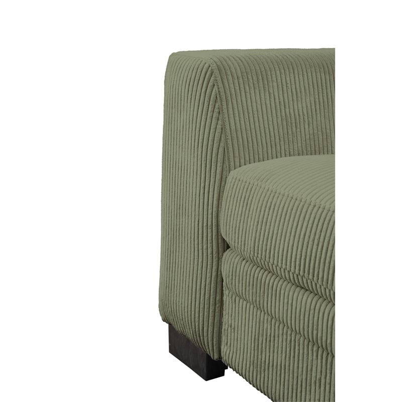7 PCS Corduroy Flexible Combination Sectional Sofa Olive