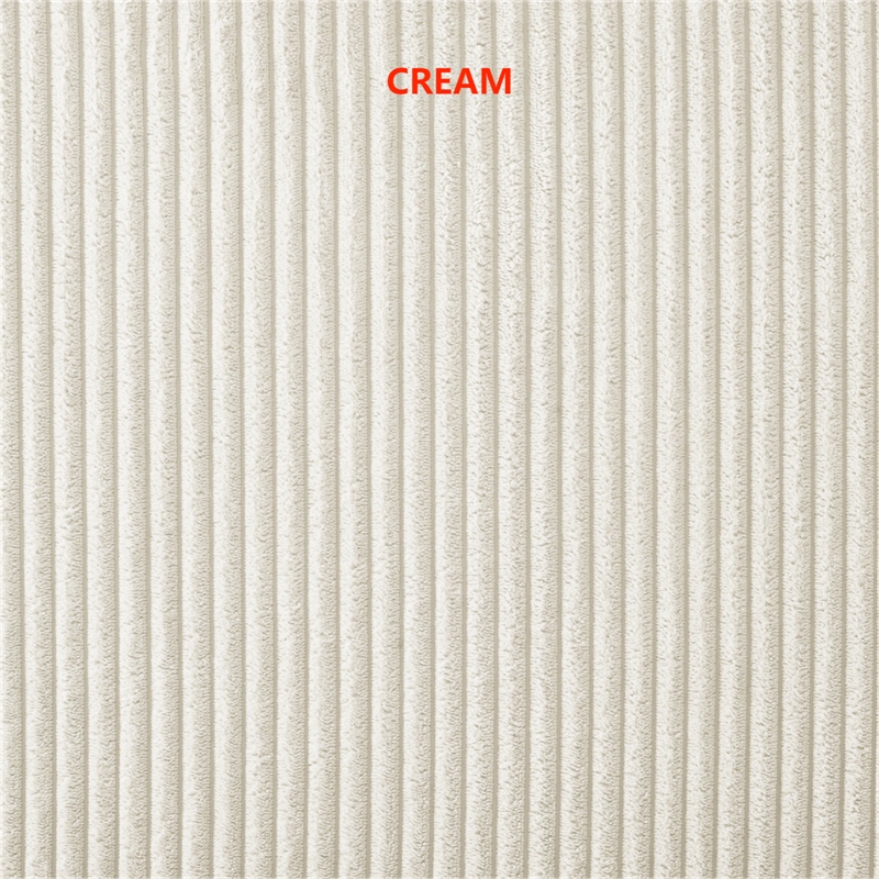 8 PCS Corduroy Flexible Combination Sectional Sofa Cream