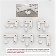8 PCS Corduroy Flexible Combination Sectional Sofa Cream