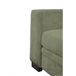 9 PCS Corduroy Flexible Combination Sectional Sofa Olive