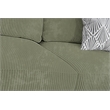 9 PCS Corduroy Flexible Combination Sectional Sofa Olive