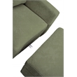 10 PCS Corduroy Flexible Combination Sectional Sofa Dark Grey