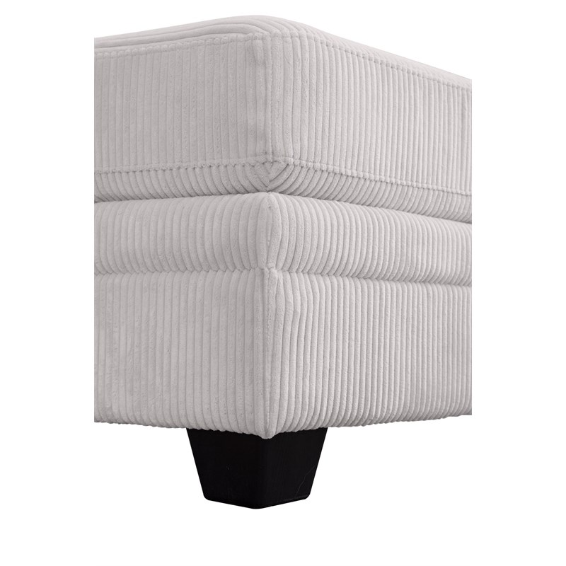 10 PCS Corduroy Flexible Combination Sectional Sofa Cream