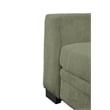 11 PCS Corduroy Flexible Combination Sectional Sofa Olive