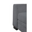 11 PCS Corduroy Flexible Combination Sectional Sofa Dark Grey