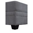 11 PCS Corduroy Flexible Combination Sectional Sofa Dark Grey