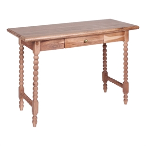 Casartis Living Clara 31&quot Farmhouse Wood Writing Desk in Natural