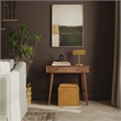 Casartis Living Nordlyn Solid Wood Home Office Desk in Honey Brown