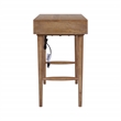 Casartis Living Nordlyn Solid Wood Home Office Desk in Honey Brown