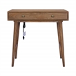 Casartis Living Nordlyn Solid Wood Home Office Desk in Honey Brown