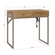 Casartis Living Linden Solid Wood  Modular Desk in Sunshine Brown