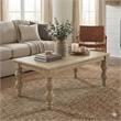 Casartis Living French Country  Solid Wood Coffee Table in Rustic Natural