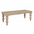 Casartis Living French Country  Solid Wood Coffee Table in Rustic Natural