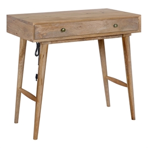 Casartis Living Nordlyn Solid Wood Home Office Desk in Wheatfield